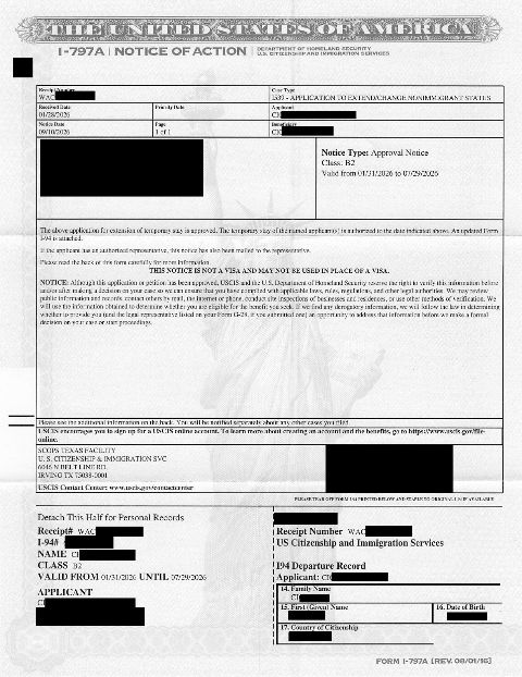 B2 extension approved